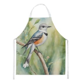 Oklahoma Scissortailed Flycatcher Apron Cooking Kitchen Server Baking Crafts Gardening for Adult Women Men, Unisex, Large, Multicolor