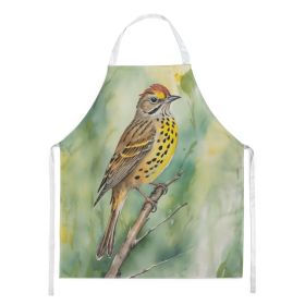 Alabama Yellowhammer Apron Cooking Kitchen Server Baking Crafts Gardening for Adult Women Men, Unisex, Large, Multicolor