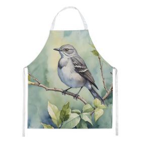 Mississippi Northern Mocking bird Apron Cooking Kitchen Server Baking Crafts Gardening for Adult Women Men, Unisex, Large, Multicolor