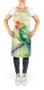 Peachfaced Lovebird Apron Cooking Kitchen Server Baking Crafts Gardening for Adult Women Men, Unisex, Large, Multicolor