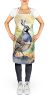 California Quail Apron Cooking Kitchen Server Baking Crafts Gardening for Adult Women Men, Unisex, Large, Multicolor